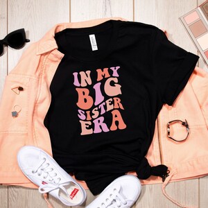 Sibling Shirt, Big Sister Shirt, Funny Toddler Tee, Big Sis Gift, In My Big Sis,Trendy Shirt,Pregnancy Reveal TShirt,Baby Announcement Shirt