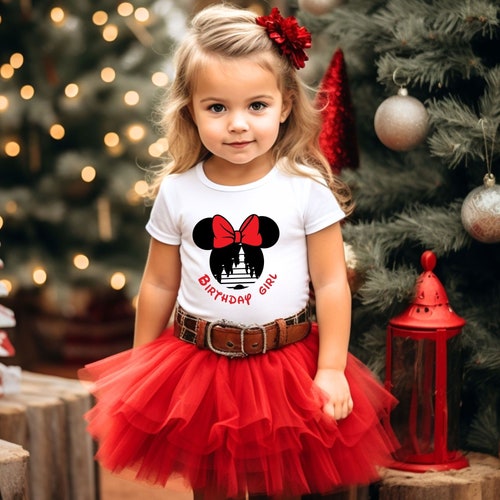 Camiseta de cumpleaños de Disney para niña, camiseta de cumpleaños, regalos de cumpleaños, camisetas de cumpleaños de Disney, regalo de cumpleaños, camiseta de Minnie, camisetas de fiesta de cumpleaños