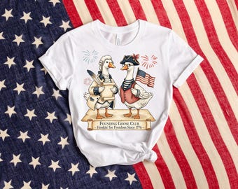 Founding Goose Club Shirt, 250th Anniversary Shirt, Funny Patriotic History Sweatshirt, Independence Day Shirt, USA Humor Shirt