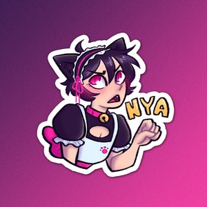 Catboy Maid Sticker