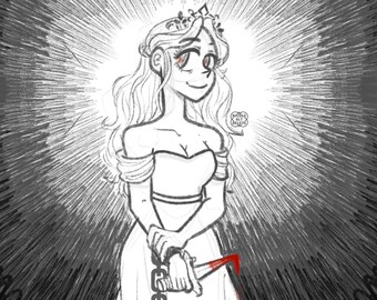 Slay the Princess 5"x7" Print