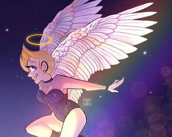 Space Angel Print
