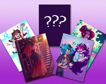 Mystery Art Print, 5x7 Random Design