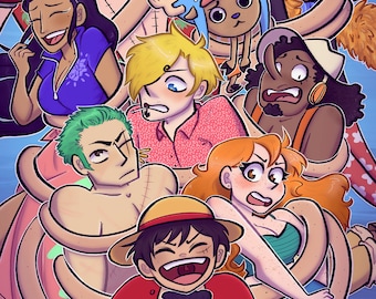 Anime Pirates 11x17 Print