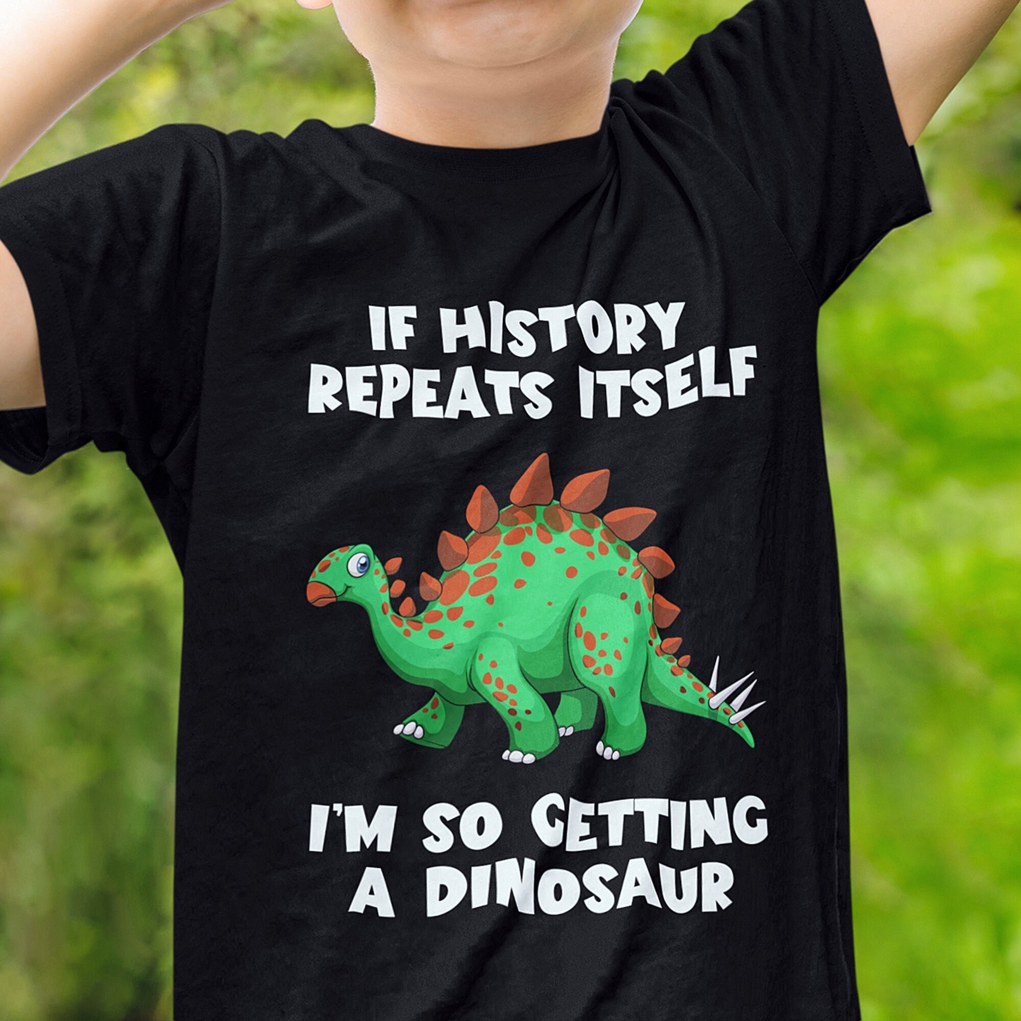 Stegosaurus Shirt for Kids Dinosaur 