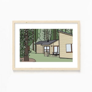Oeuvre d'art Woodland Lodge - TÉLÉCHARGEMENT NUMÉRIQUE