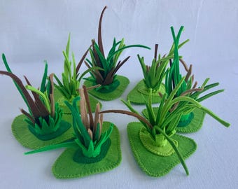 Grasses, elephant grass - expand the play possibilities of your felt mats