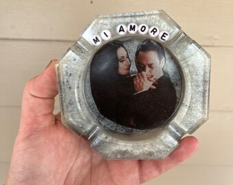 Mi amore/Morticia and Gomez/Adams family ash tray