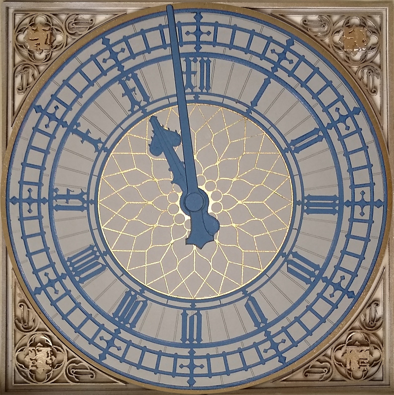 Big Ben Face Clock restoration With Surround Etsy