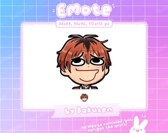 Frieren: Beyond Journey’s End Stark Clueless Emote for Twitch + Discord (Sousou no Frieren)