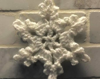Crochet Snowflake Ornaments (set of 4)