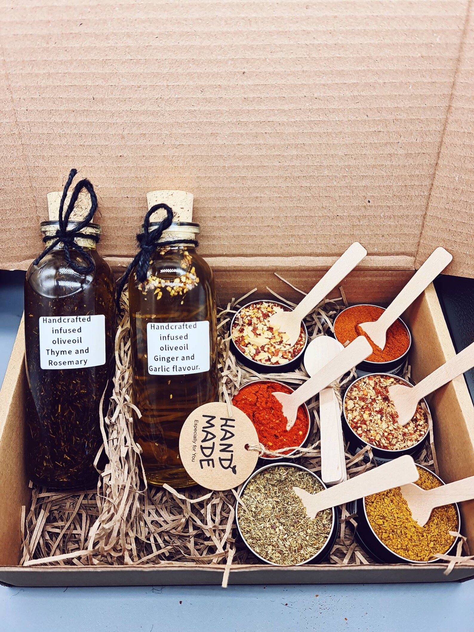 Spice gift set Infused Olive oil with Seasoning Spices Spice Etsy