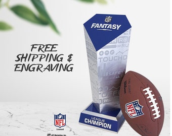 NFL Fantasy Football League Champion Trophy With Engraving