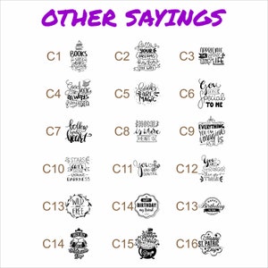 May include: A collection of 16 black and white illustrations with inspirational quotes. The quotes include "Books are friends", "Follow your dreams", "Appreciate the simple things in life", "Good books always a great idea", "Books are magic", "You are special to me", "Follow your heart", "Home is where the heart is", "Everything you can imagine is real", "Stars can't shine without darkness", "You are beautiful", "You are stronger than you think", "Wild and free", "Happy birthday my friend", "Happy birthday to you", "Happy St. Patrick's Day".