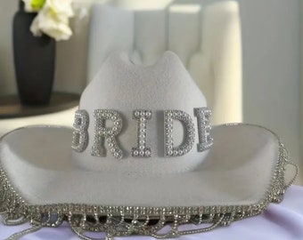 Cowboy Bride Hat