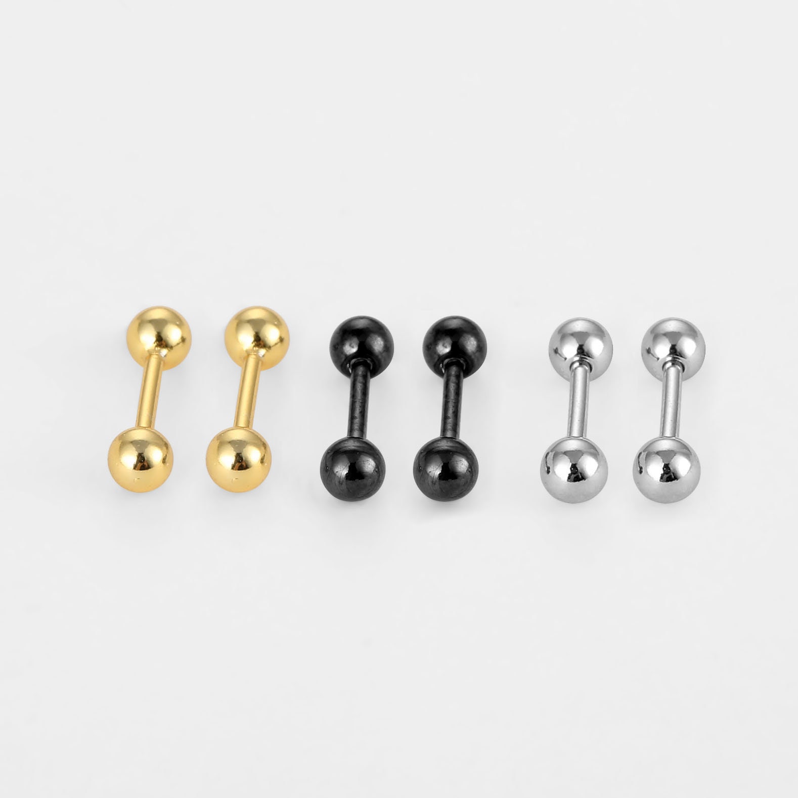 Dumbbell piercing sale