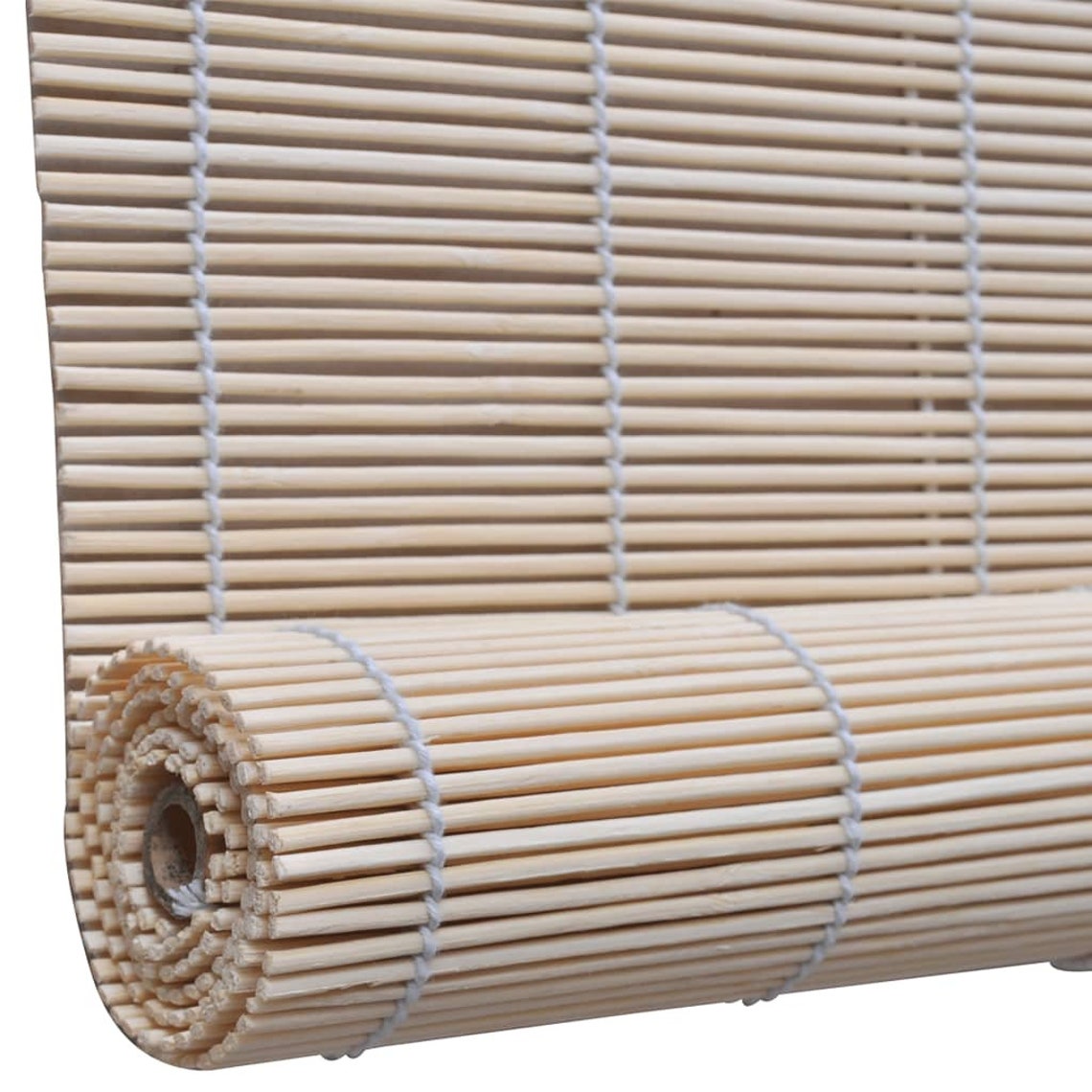 Natural Bamboo Roller Blinds 39.4 x 63 Etsy
