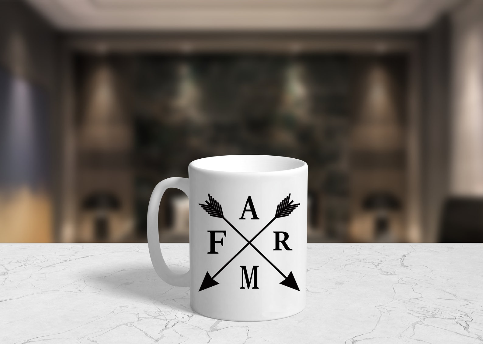 FARM Mug Farmhouse Country Living Barn Life Farm Life Etsy