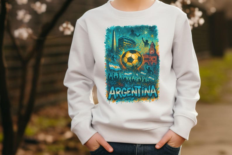 Imágenes prediseñadas PNG de fútbol argentino: Arte del estadio de Buenos Aires (descarga digital) imagen 6