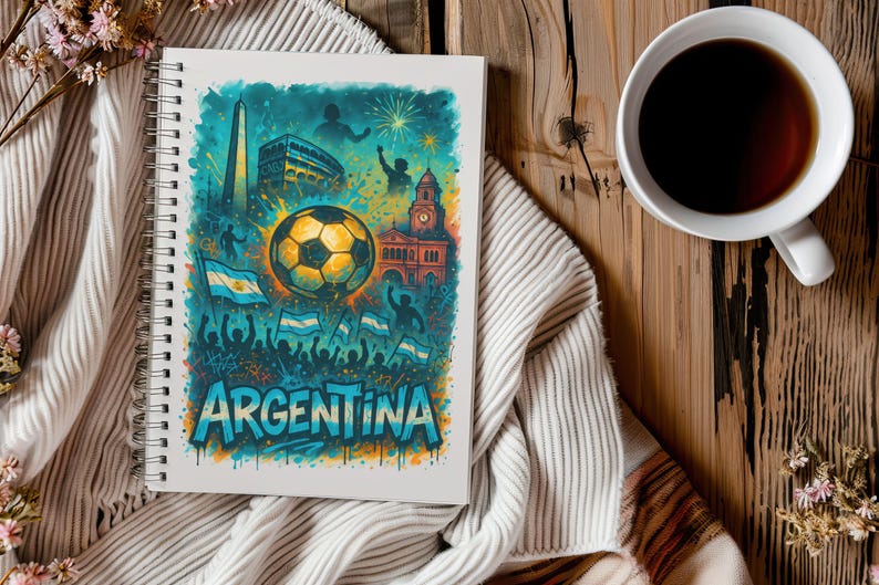Imágenes prediseñadas PNG de fútbol argentino: Arte del estadio de Buenos Aires (descarga digital) imagen 5