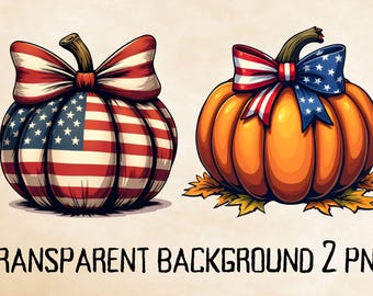 Patriotic Pumpkin PNG Set, American Flag Pumpkins,Fall Coquette png,Fall Sublimation, 4th of July Decor, American Flag Pumpkin, Autumn png