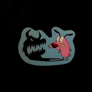 Courage the Cowardly Dog sticker
