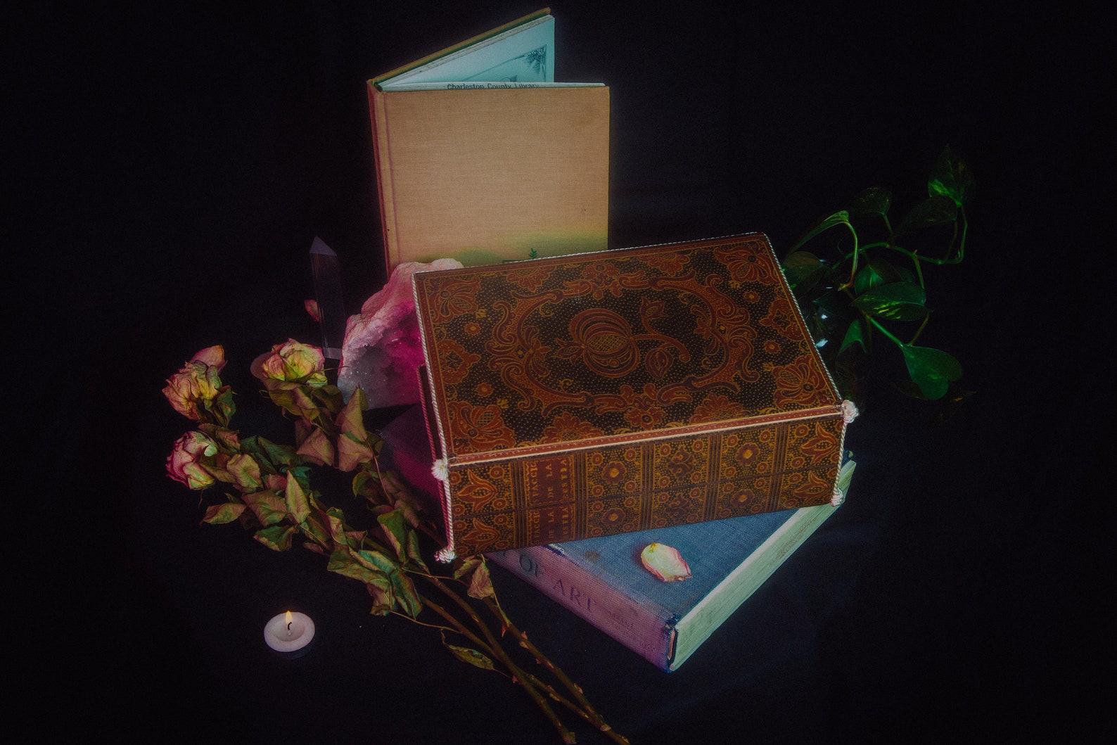 Vintage Book Stash Box Etsy