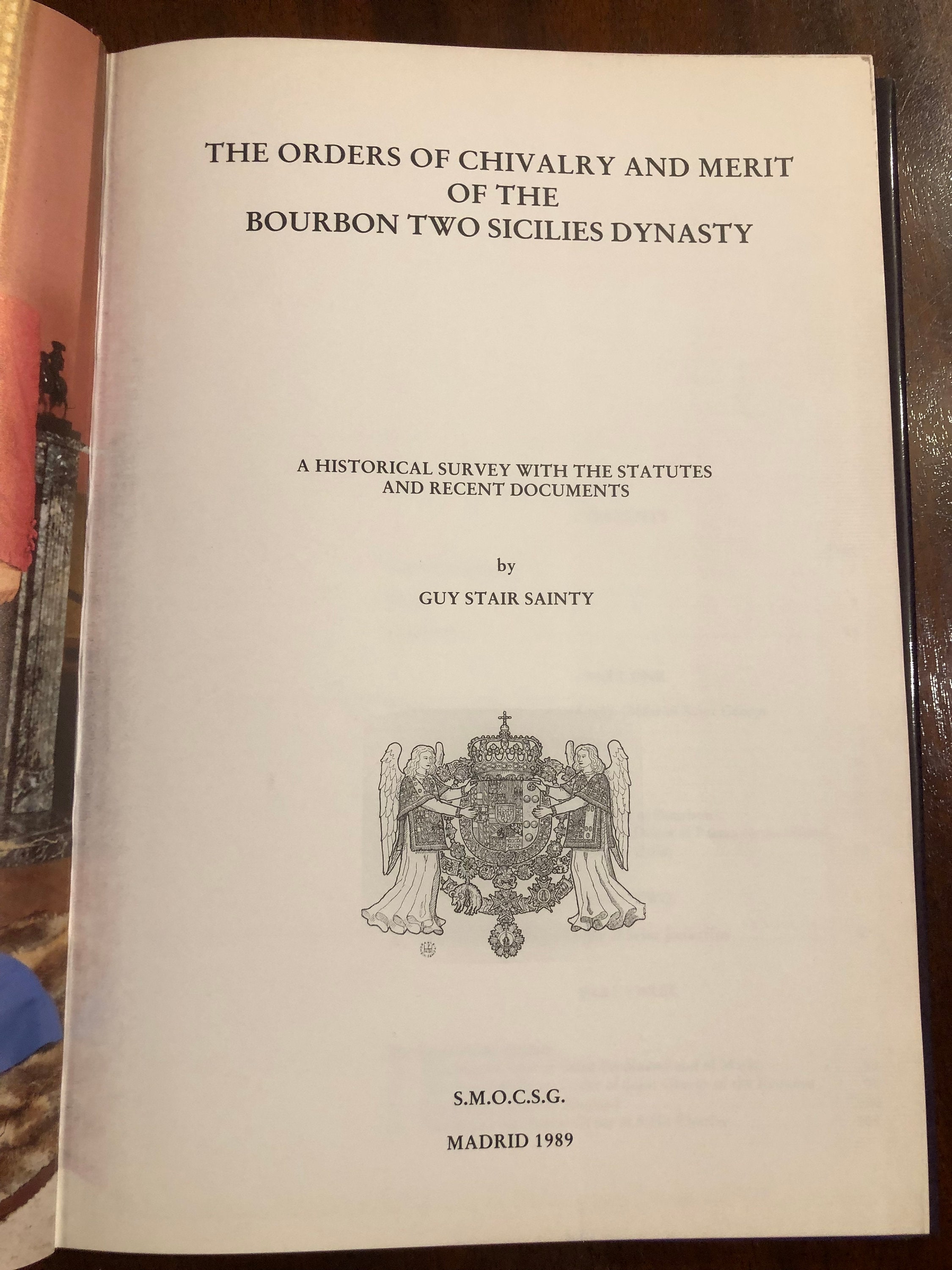 Very Rare the Orders of Chivalry and Merit of the Bourbon Two Sicilians ...