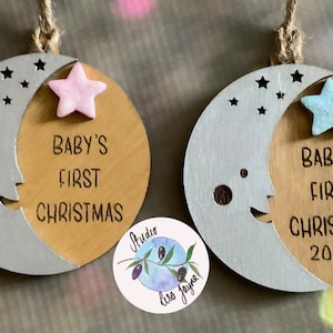 Baby’s First Christmas Personalised Christmas Decoration