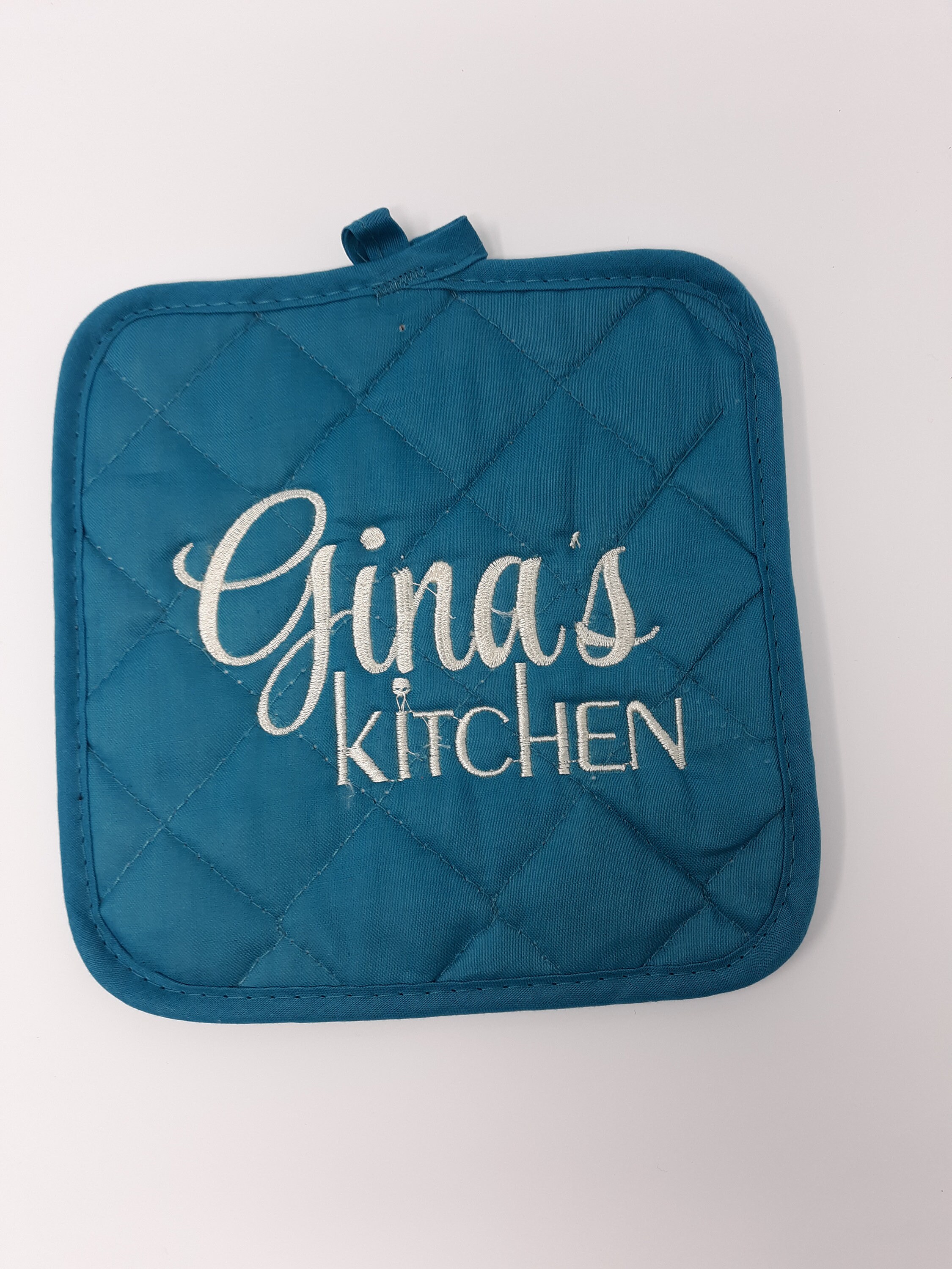 Personalized Embroidered Pot Holder & Oven Mitts Sets/Wedding Etsy