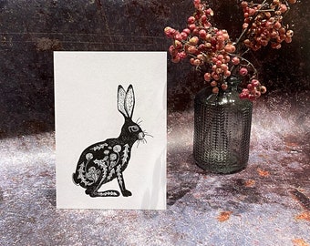 Animal Postcard Rabbit