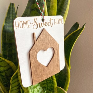 Home Sweet Home Ornament, New Home Ornament, New House Ornament, New Home Gift, First Home Ornament, First Home Gift, First House Ornament, image 5