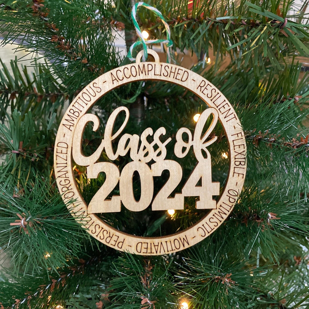 Class of 2024 Ornament, Graduation Ornament, Class of 2024, Graduation ...