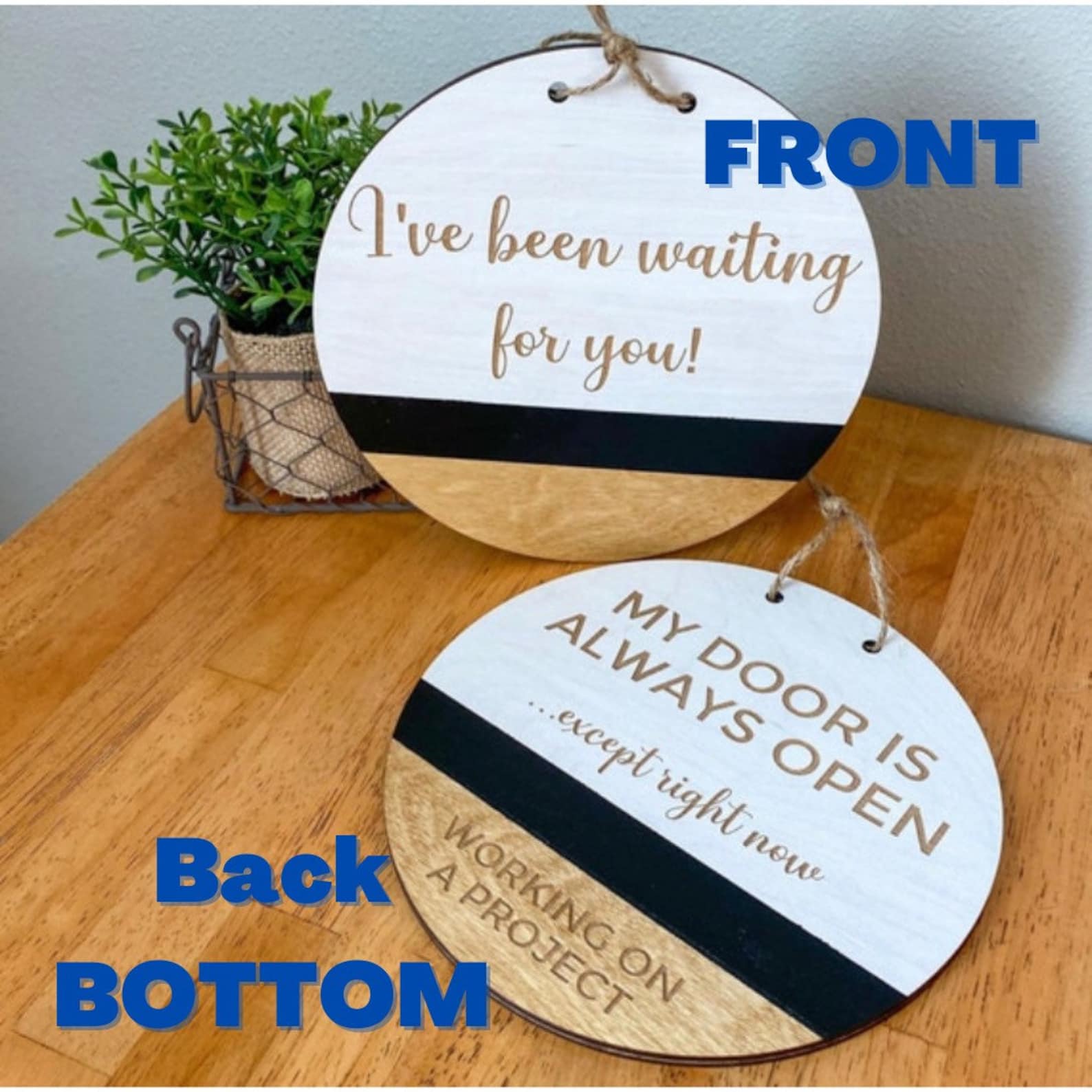 Office Door Hanger Office Door Sign Meeting in Session Etsy