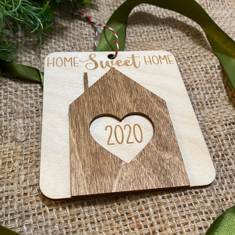 Home Sweet Home Ornament, New Home Ornament, New House Ornament, New Home Gift, First Home Ornament, First Home Gift, First House Ornament, image 10