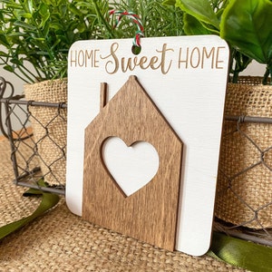 Home Sweet Home Ornament, New Home Ornament, New House Ornament, New Home Gift, First Home Ornament, First Home Gift, First House Ornament, image 7