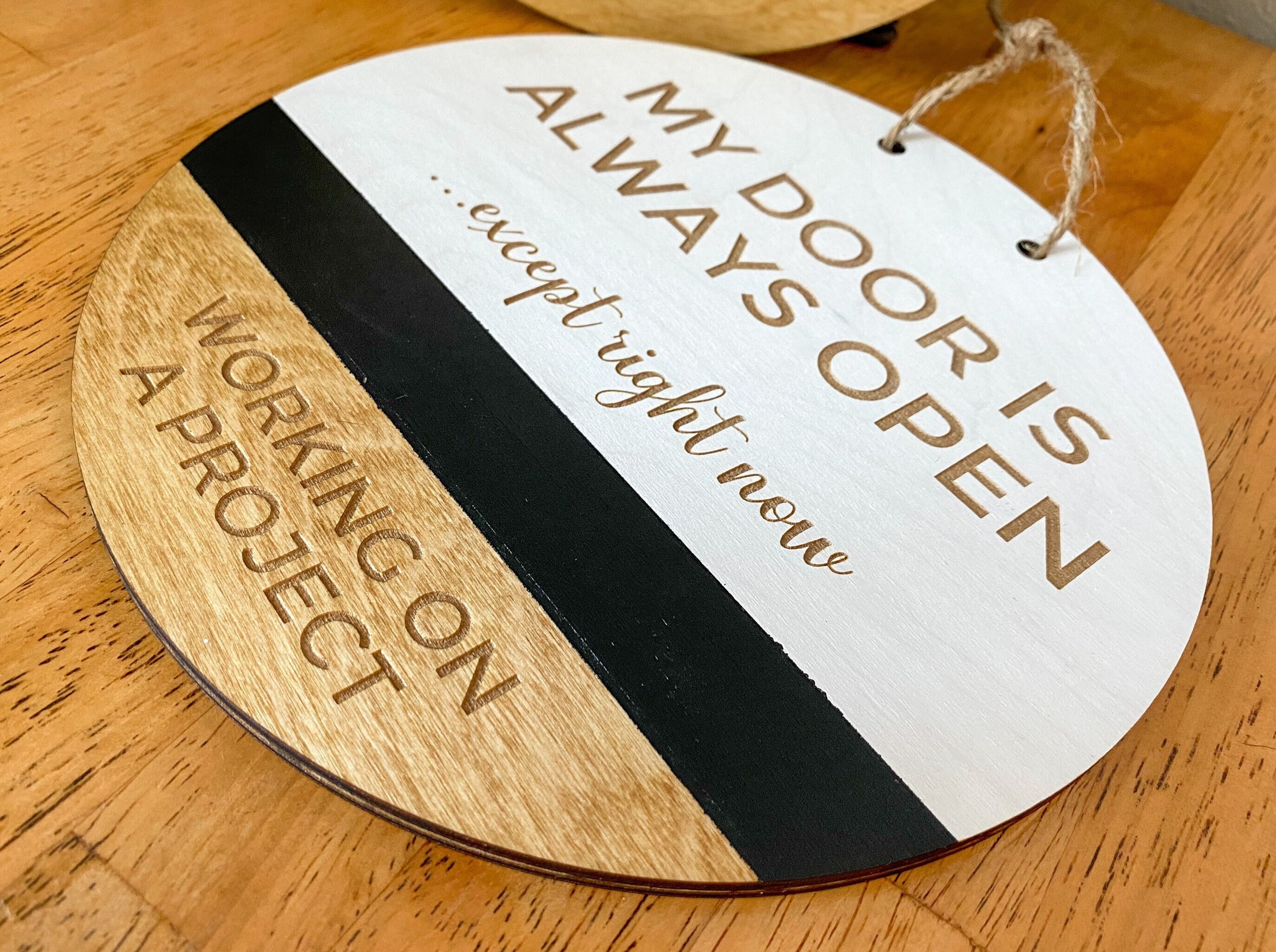 Office Door Hanger Office Door Sign Meeting in Session Etsy Canada