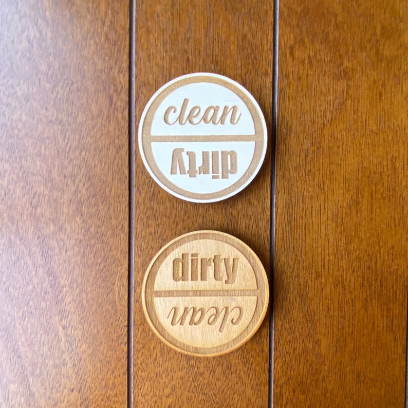 Dishwasher Magnet, Dirty Clean Magnet, Clean Dirty Magnet, Dishwasher ...