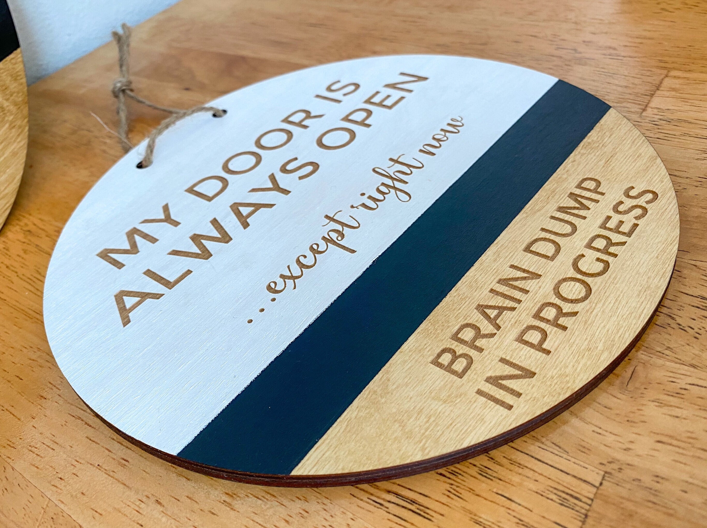 Office Door Hanger Office Door Sign Meeting in Session Etsy