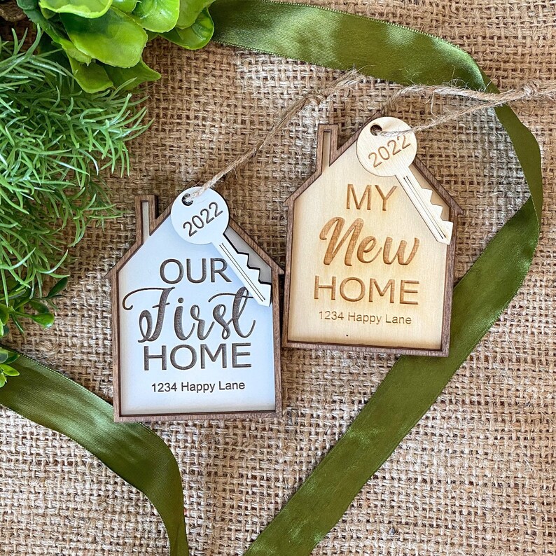 New Home Ornament New House Ornament New Home Gift Custom Etsy