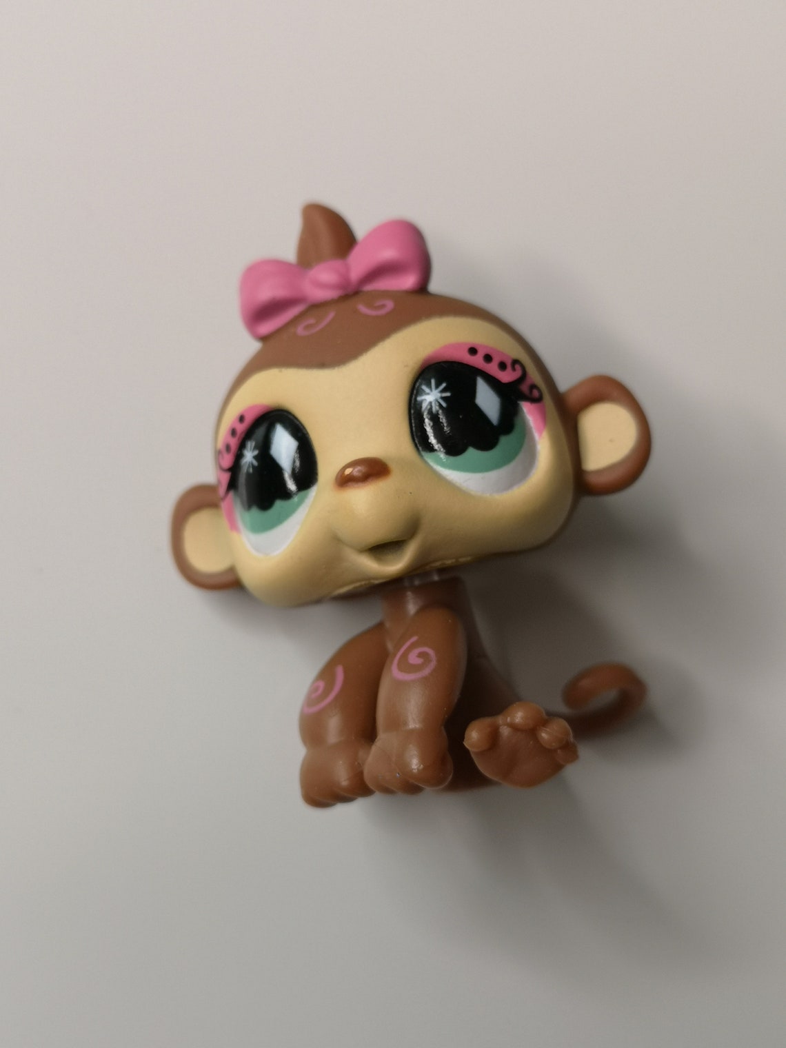 Littlest Pet Shop Authentic Monkey 600 Authentic Retired Etsy