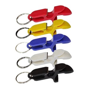 Can Opener, Beer Shotgun Tool Bottle Opener Keychain Black - Beer Pong - Perfect for Parties, Gifts, Drink Accessories