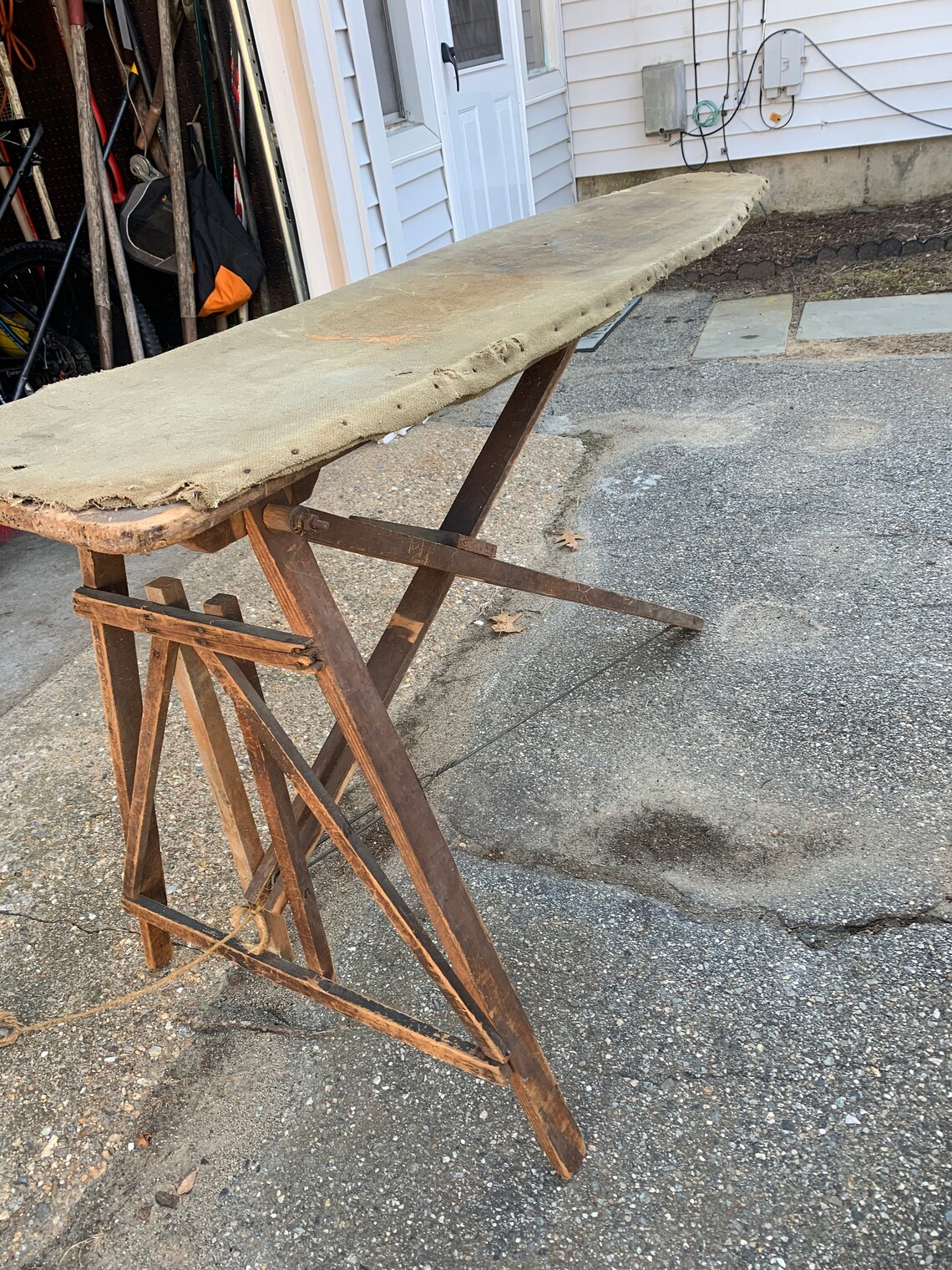 Antique Ironing Board Etsy