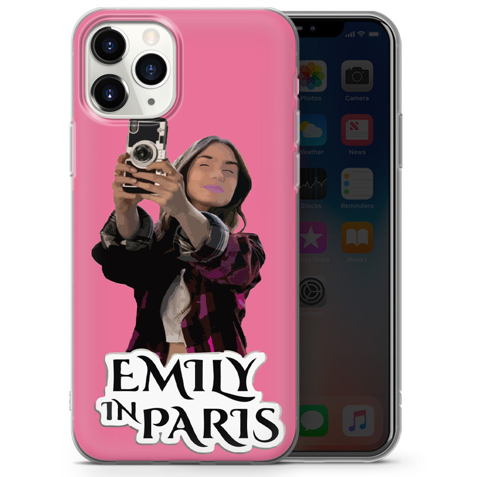 Emily In Paris Phone Case Emily Gifts Cover for iPhone 12 Etsy