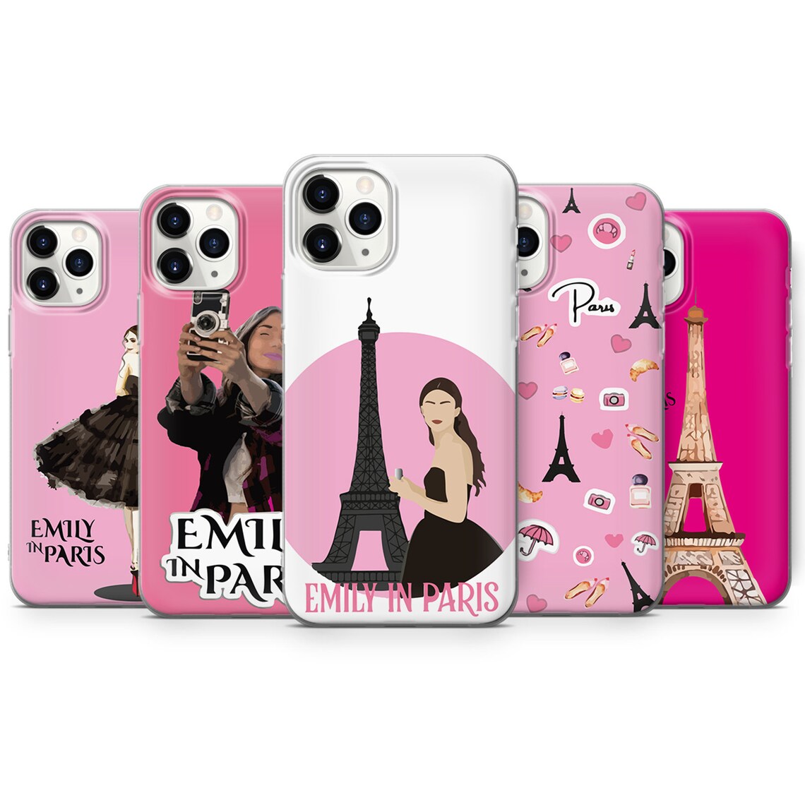 Emily In Paris Phone Case Emily Gifts Cover for iPhone 12 Etsy