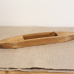 Vintage Wooden Shuttles, Weaving Accessories from 20th century, Handcraft Tool, Rustic Home Decor, Vintage Gift