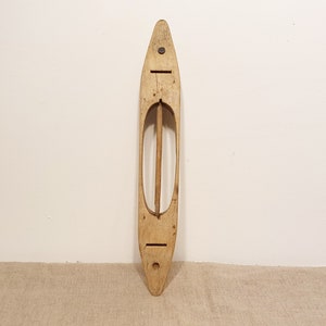 Vintage Wooden Shuttles, Weaving Accessories from 20th century, Handcraft Tool, Rustic Home Decor, Vintage Gift