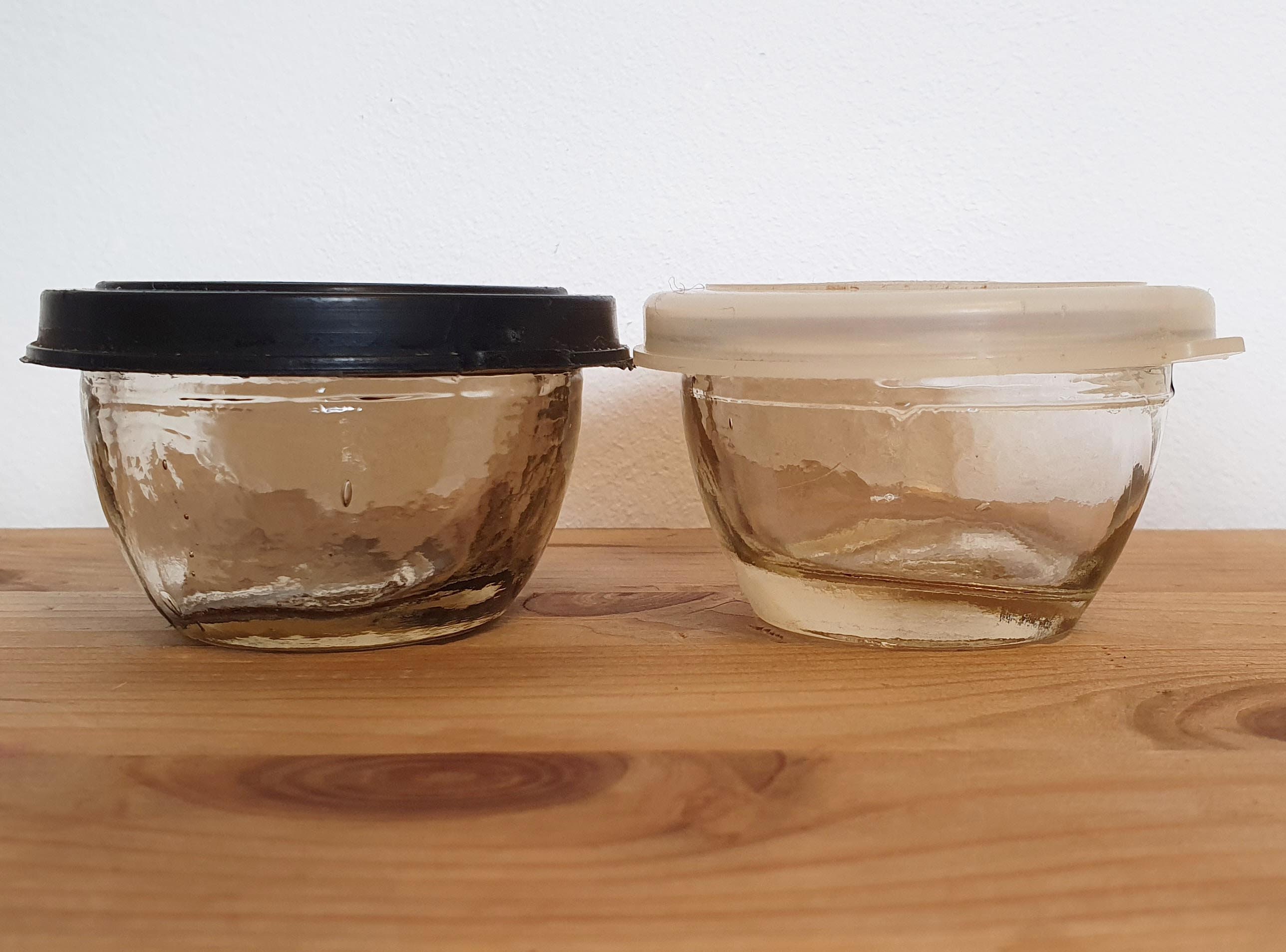 Vintage Mustard Jar, Small Soviet Jars With Lids, Storage Jar for