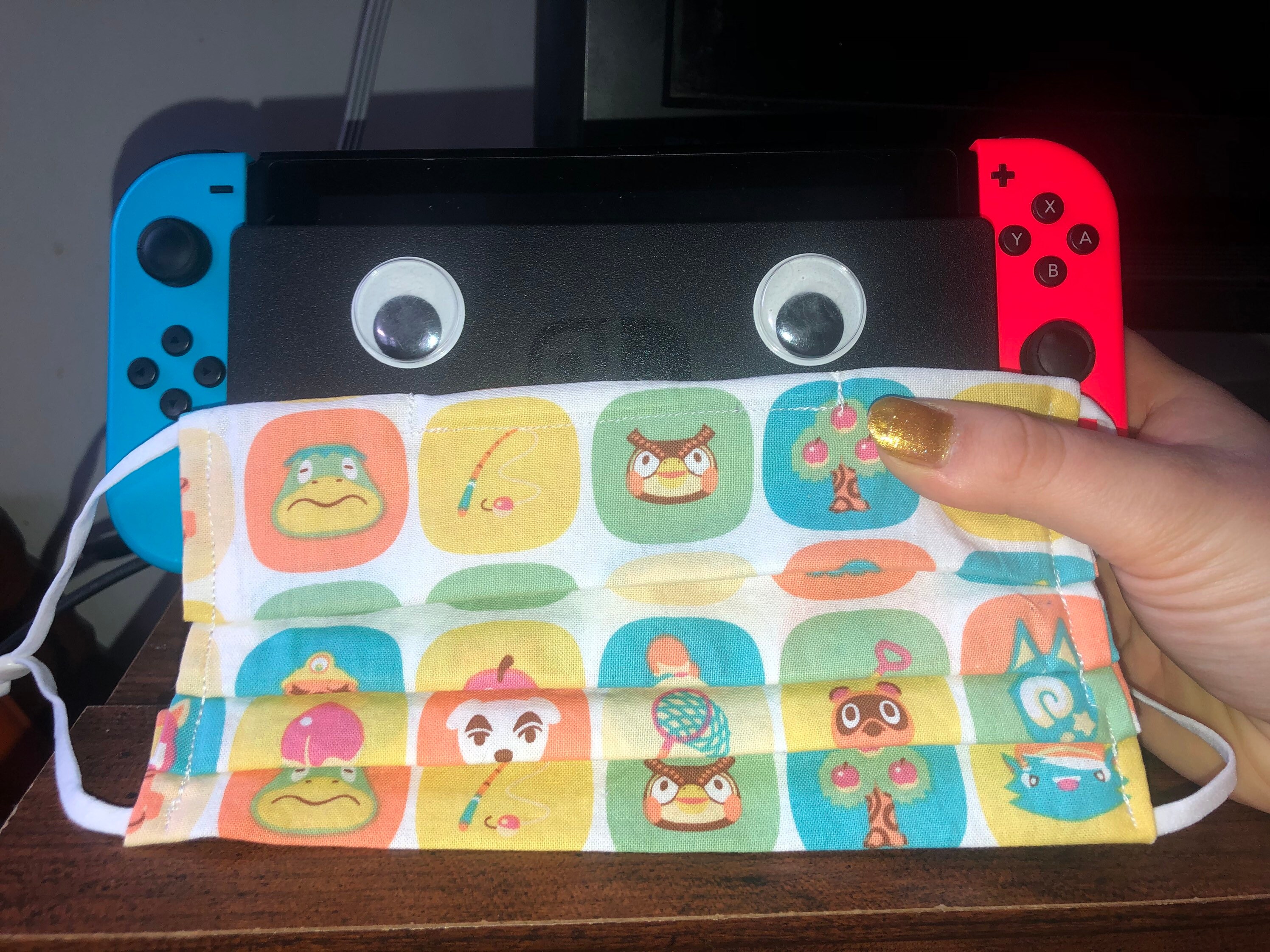 Animal Crossing Face Mask Etsy