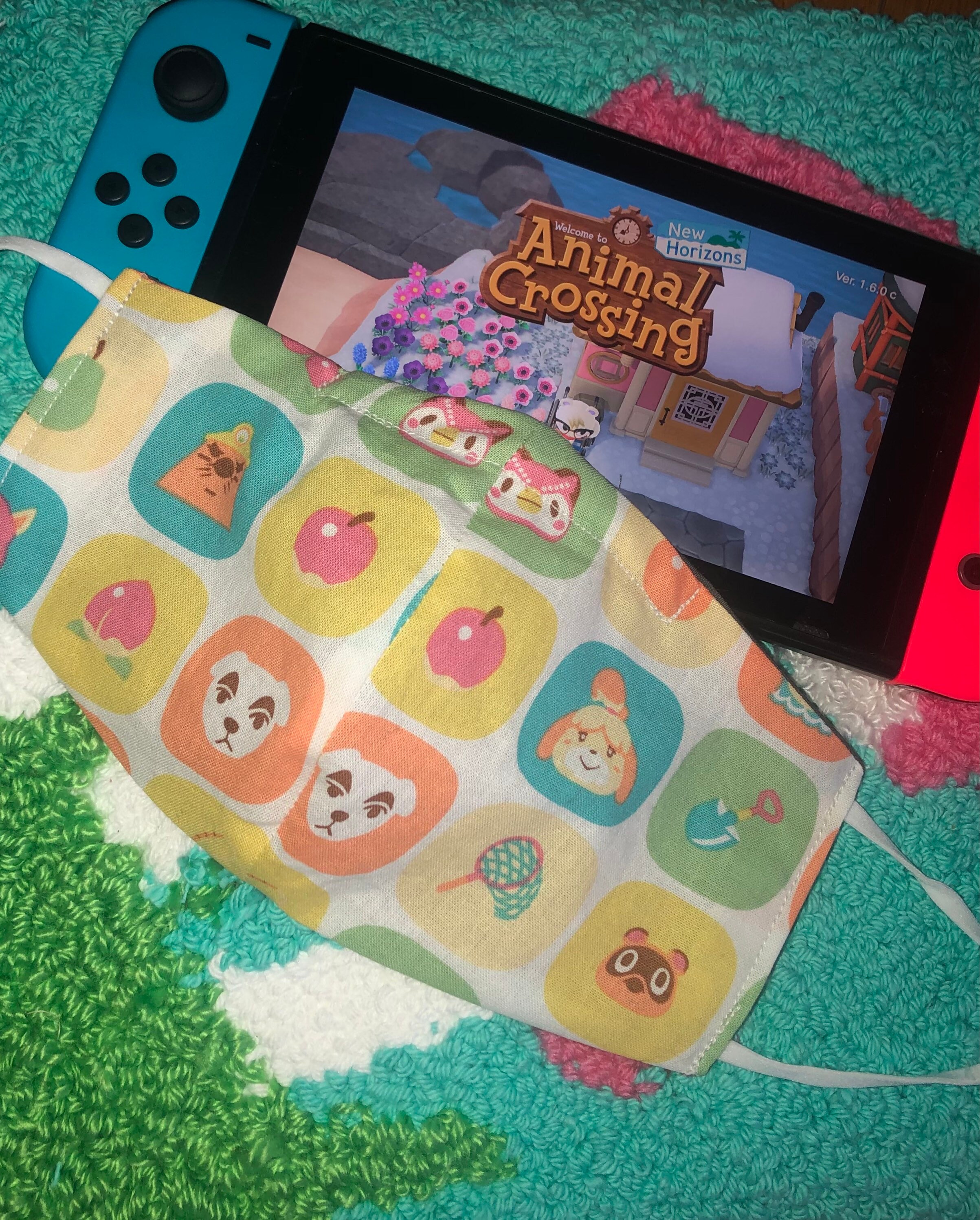 Animal Crossing Face Mask Etsy